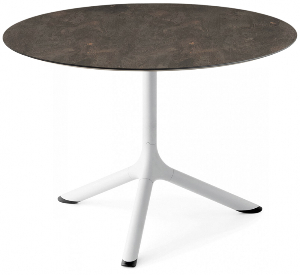 Столик ламинированный кофейный Scab Design Tripe, белый, кортен