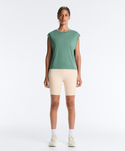 Oysho Топ без рукавов из смесового модала, зеленый