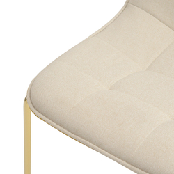 Стул Bergenson Bjorn Helene кремовый/желтый