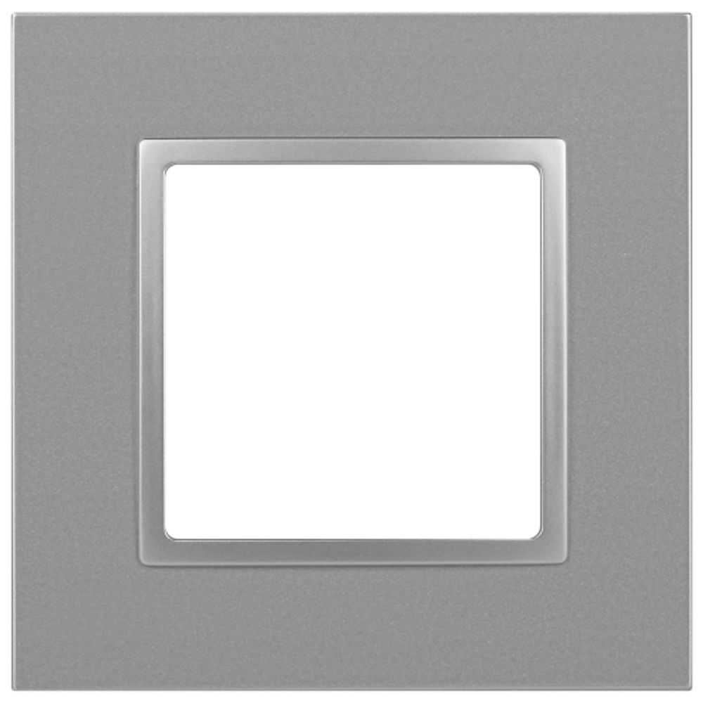 Рамка для розеток и выключателей ЭРА Elegance 14-5011-03 Classic, на 1 пост, алюминий