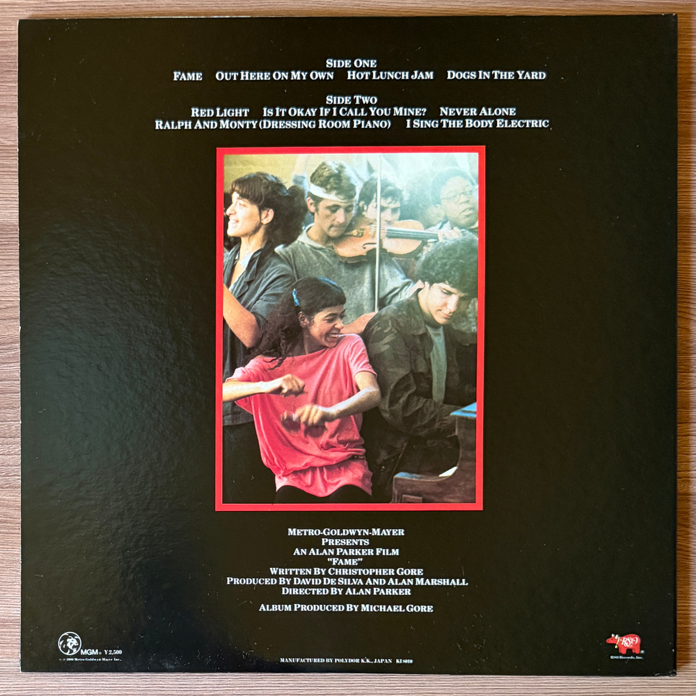 Fame - Original Soundtrack From The Motion Picture (Япония 1980г.) Т