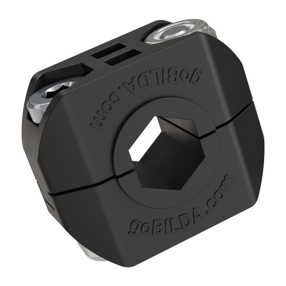 Polycarbonate Clamping Collar (8mm REX™ Bore) - 4 Pack