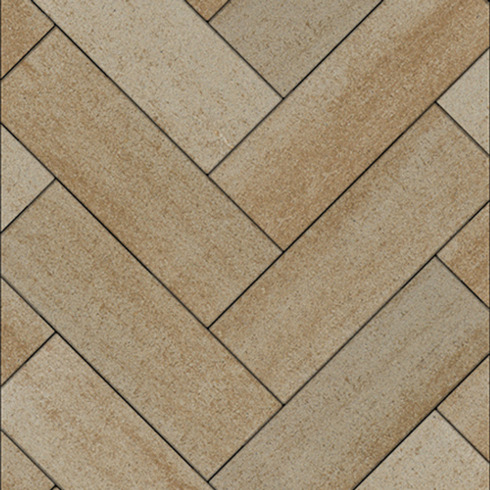 Тротуарная плитка ПРЯМОУГОЛЬНИК 600х200 мм - Искусственный камень Степняк