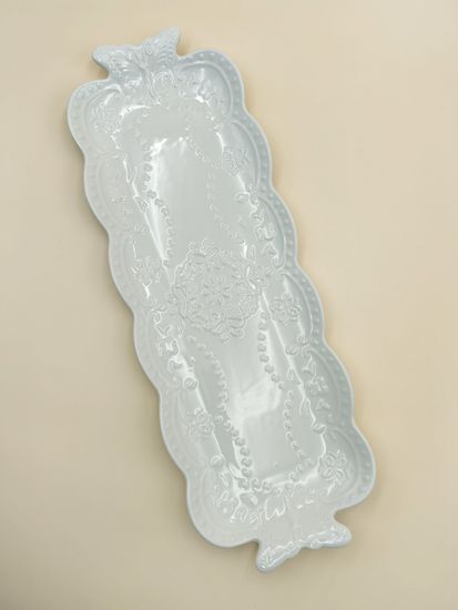 Блюдо сервировочное прямоугольное 40х14,5х2,5 см.