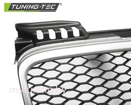 Решетка радиатора RS-TYPE MATT SILVER для Audi A4 B7