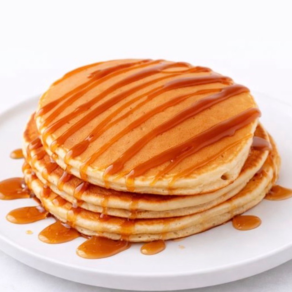 Панкейки с соленой карамелью