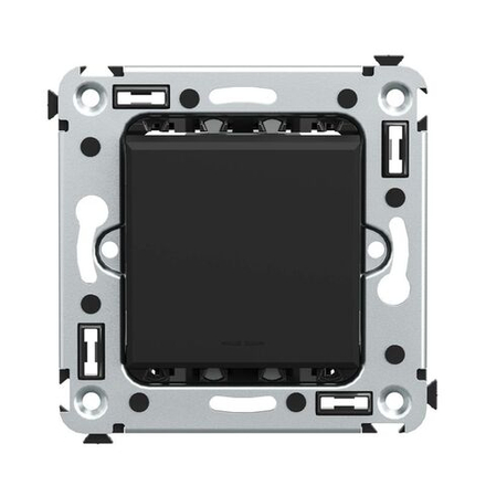 Переключатель 1-кл. СП Avanti "Черный матовый" DKC 4412113