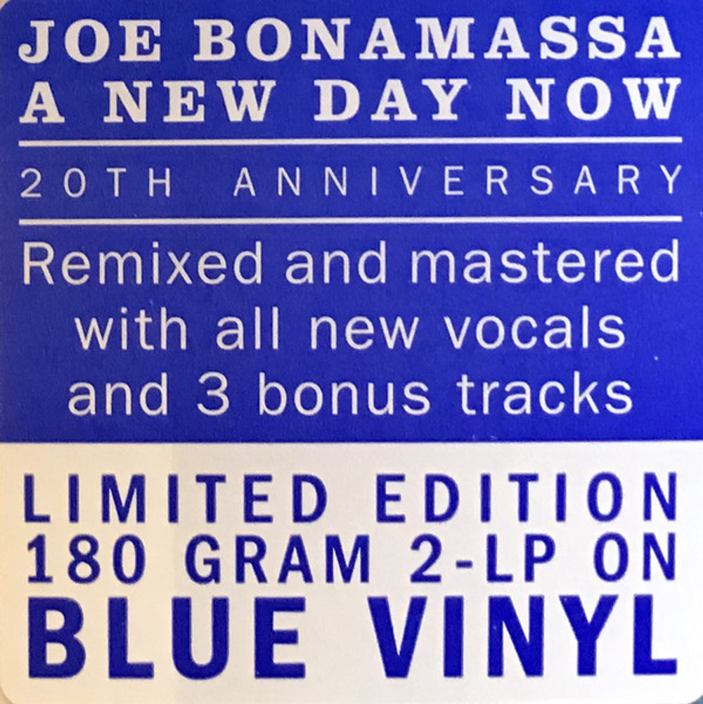 Joe Bonamassa / A New Day Now (20th Anniversary Edition) (Coloured Vinyl)(2LP)