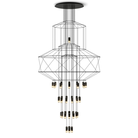 Chandelier  Wireflow 0374 by Vibia