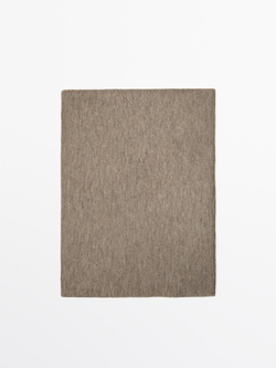 Massimo Dutti Шарф из 100% кашемира, натуральный, кротово-коричневый