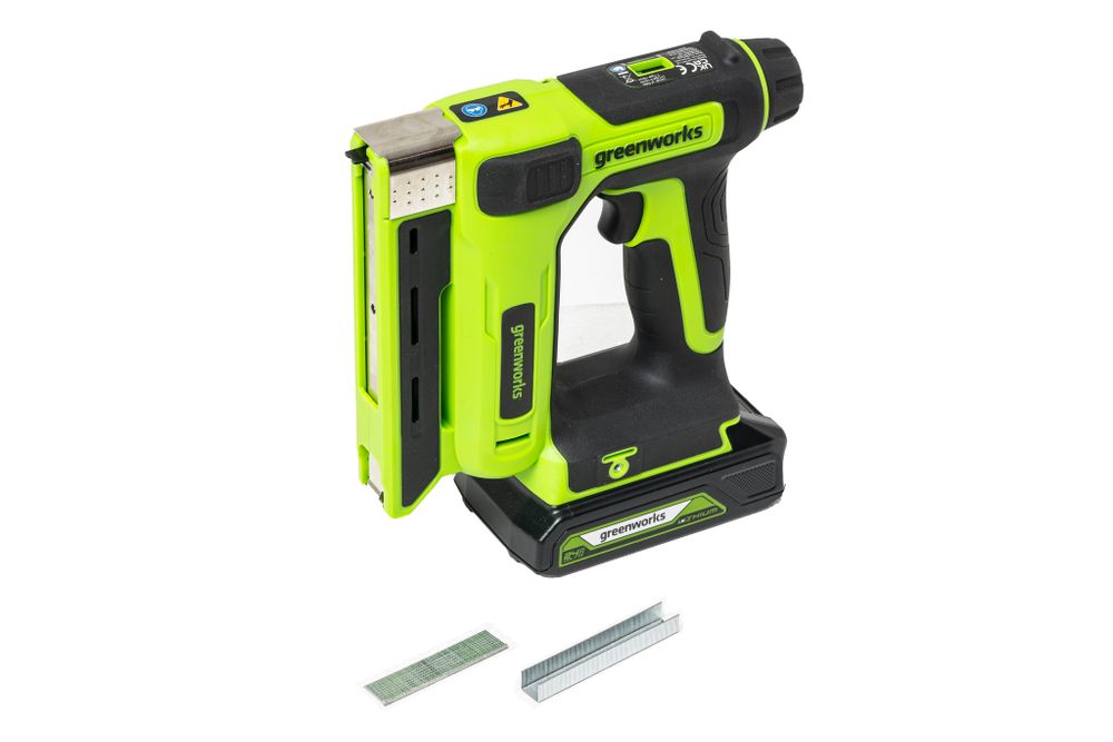 Аккумуляторный степлер Greenworks, G24CS10,3400107, 24v, без АКБ и ЗУ