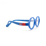 Оправа овальная Fisher Price 18 BLUE синяя с красным