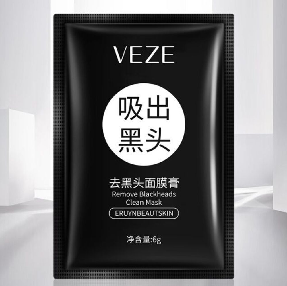 Маска-пленка Venzen с бамбуковым углем от черных точек Remove blackheads Clean 6 г