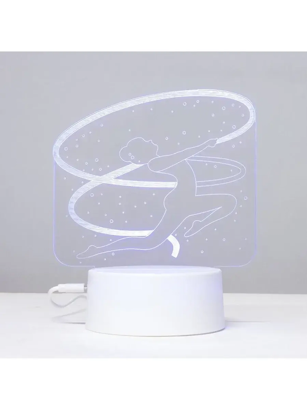Светильник сенсорный «Гимнастка» LED 7 цветов USB/от батарее