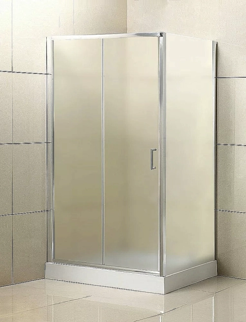 Душевой уголок BelBagno UNO-195-AH-1 130x90 стекло рифленое/профиль хром