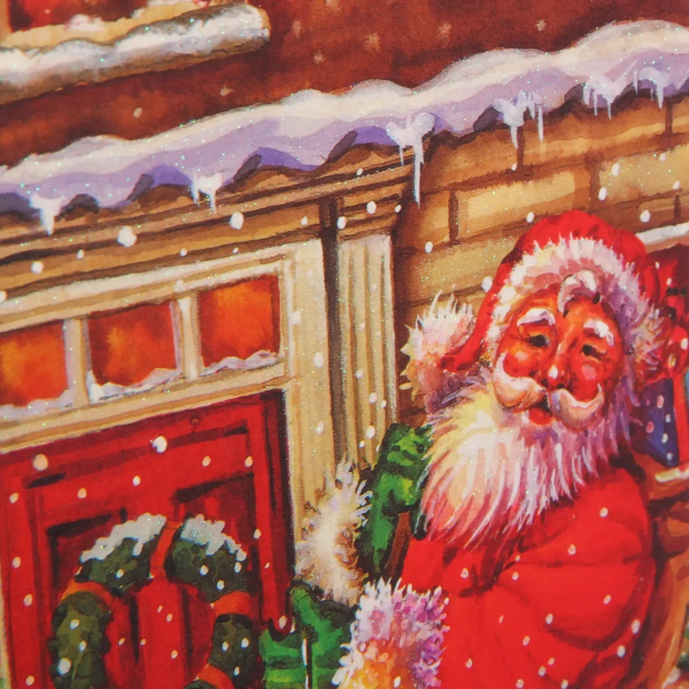 Пакет под бутылку «Сказка о зиме» 11*38*11 см, микс