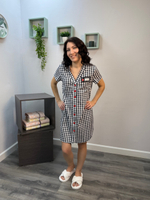 Халат женский "255Т К.П" пуговицы (159)