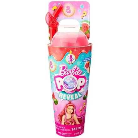 Анонс Barbie Pop — серия «Арбузная кукла», фруктовый сок HNW43 / артикул   HNW40 HNW43  / GTIN 194735151158