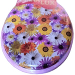 Мягкая крышка-сиденье для унитаза "VANNA LUX" цвет сиреневый, рисунок в ассортименте