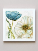 Картины на стену интерьерная на холсте 4 шт, 23*23 см