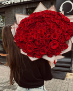 101 красная роза