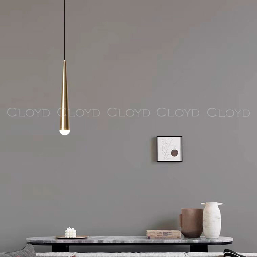 Подвесной светильник Cloyd MILVUS-A P1 / латунь (арт.11146)