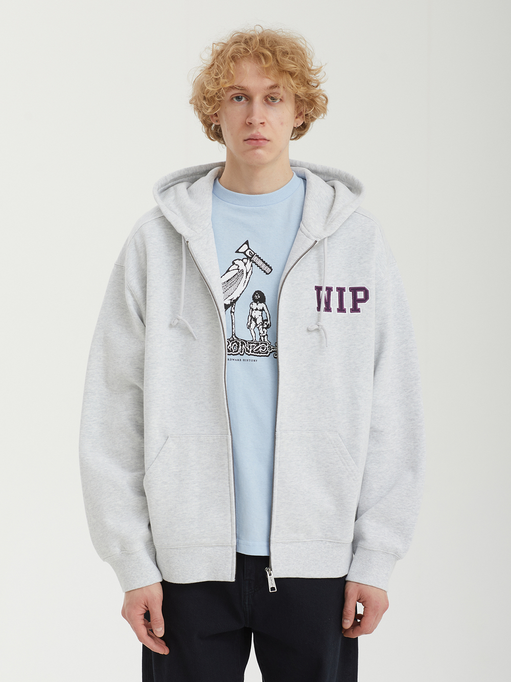 Мужская Толстовка Hooded Mini Wip