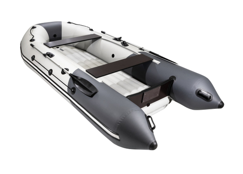 Таймень NX 3800 НДНД Бронированная светло серый-графит (лодка ПВХ)