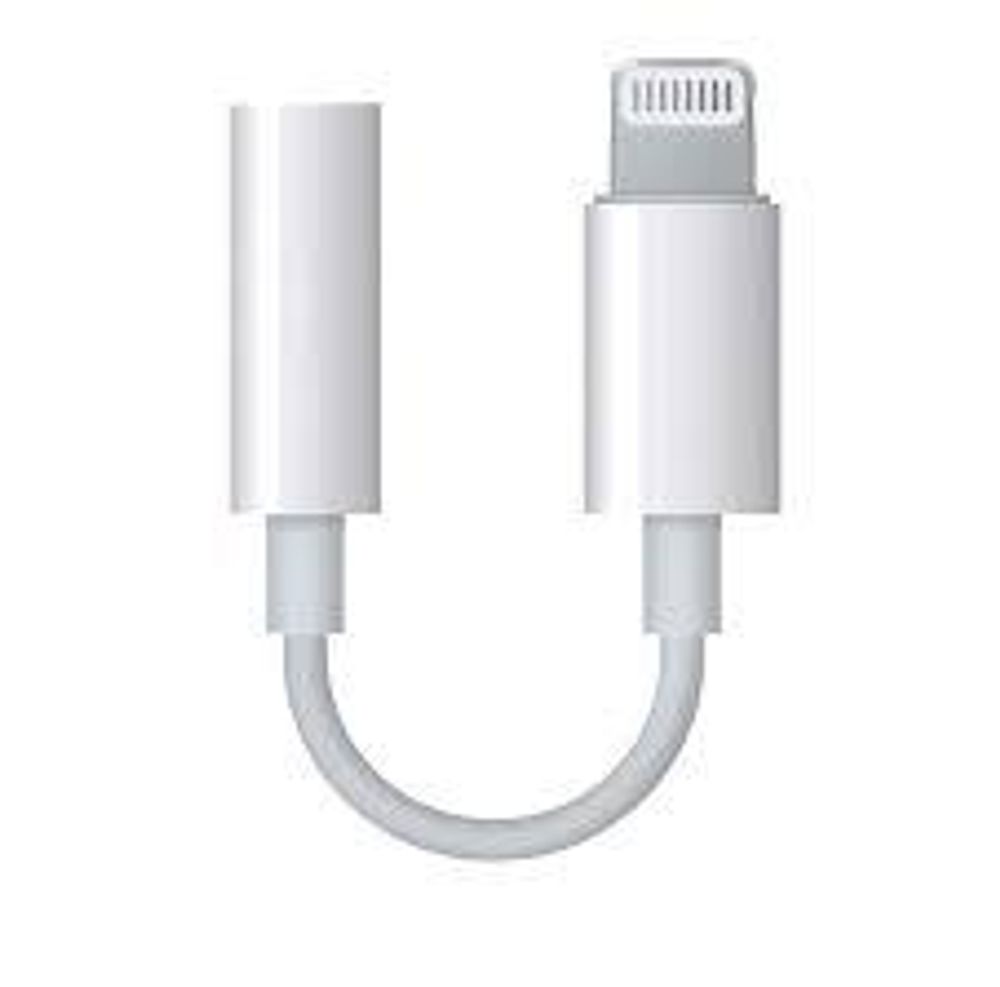 Адаптер Apple Lightning на 3,5 мм JH-002 white