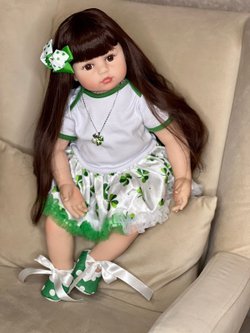 Кукла Реборн мягконабивная 60см в пакете (FA-072)