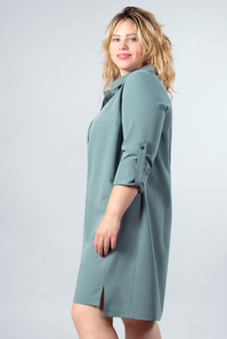 Платье-рубашка 1976ЛПА, полоска #135Пм241976ЛПА