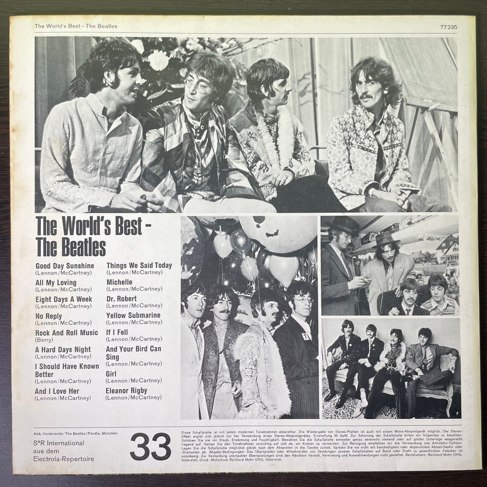 The Beatles - The World's Best (Германия 1968г.)