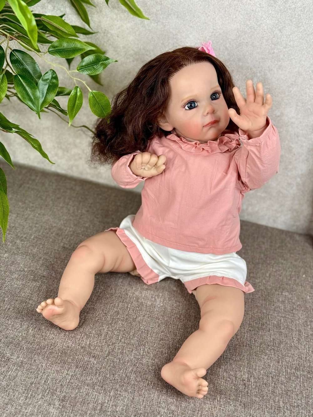 Кукла Реборн мягконабивная 60см (FA-527)