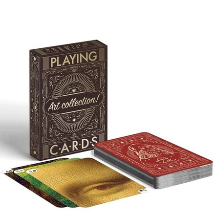 Игральные карты «Playing cards. Art collection» (54 карты) (Чёрные)