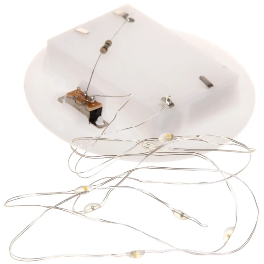 Сувенир с подсветкой «Сказочная снежинка» 12*15 см, золото