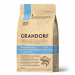 Сухой корм Grandorf Indoor Adult забота о коже и шерсти для кошек белая рыба с индейкой 400 г