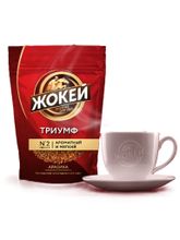 Кофе растворимый сублимированный Жокей Триумф 150 г x 4 шт