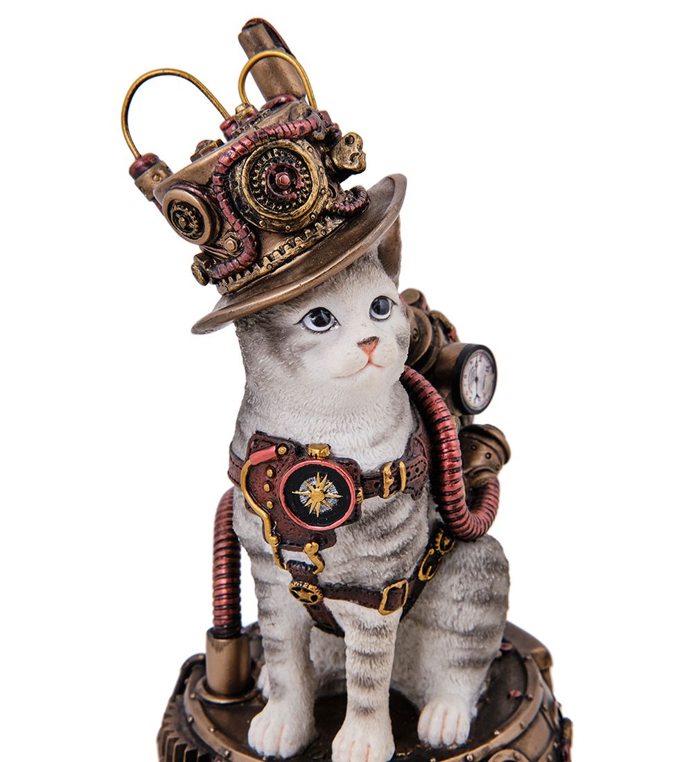Veronese WS-1242/ 3 Статуэтка в стиле Стимпанк «Мистер Кот»