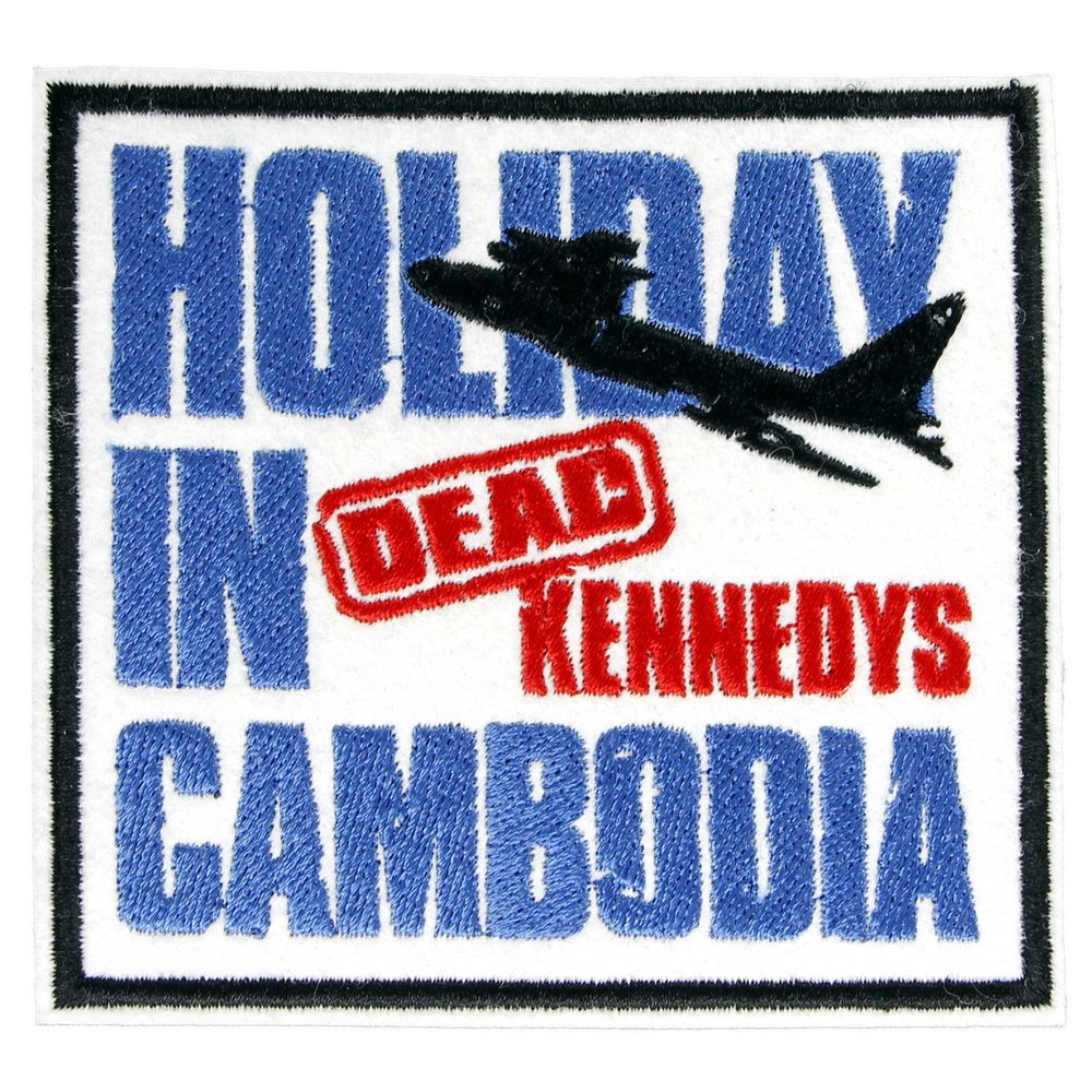 Нашивка с вышивкой группы Dead Kennedys