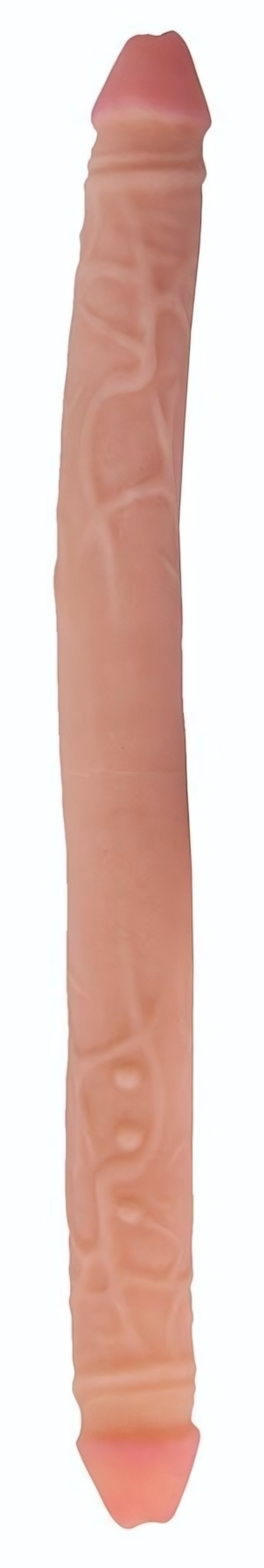 Двусторонний фаллоимитатор FLEX&FIX - 49,5 см. (Цвет: телесный)