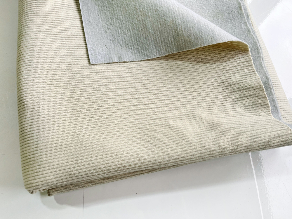 ЭКРЮ - Вельвет с влагоотталкивающей пропиткой, с утепленной нетканой подложкой (1375 Евгения)