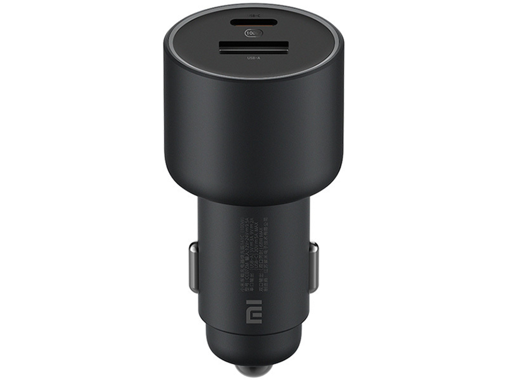 Адаптер Xiaomi Car Charger 1A1C 100W Black CC07ZM