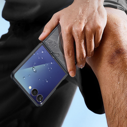 Чехол с поддержкой MagSafe от Dux Ducis для Samsung Galaxy Flip 7, серия Aimo Mag Series (Full Window Version)