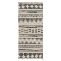 Ковер 70х160 Tkano Ethnic с контрастным орнаментом и бахромой