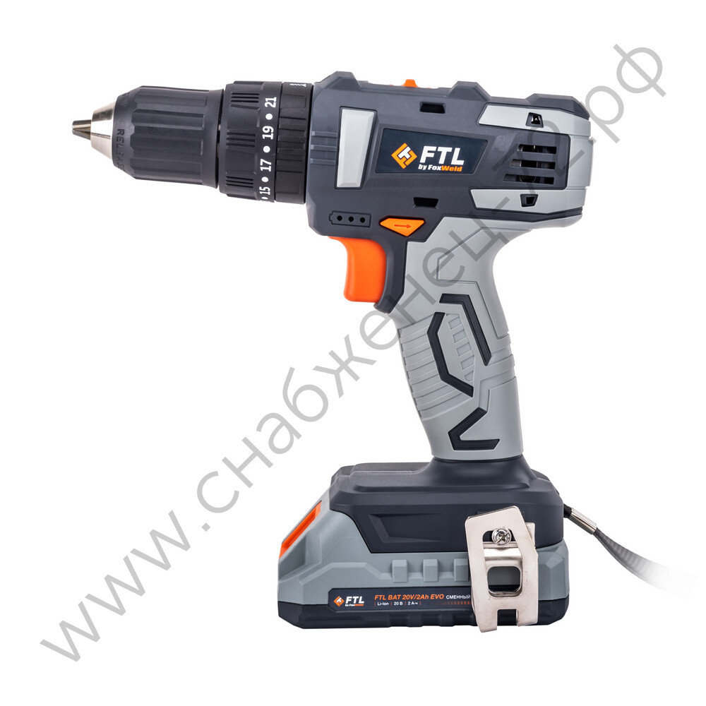 Аккумуляторная ударная дрель-шуруповёрт FTL PSR-I 20V EVO