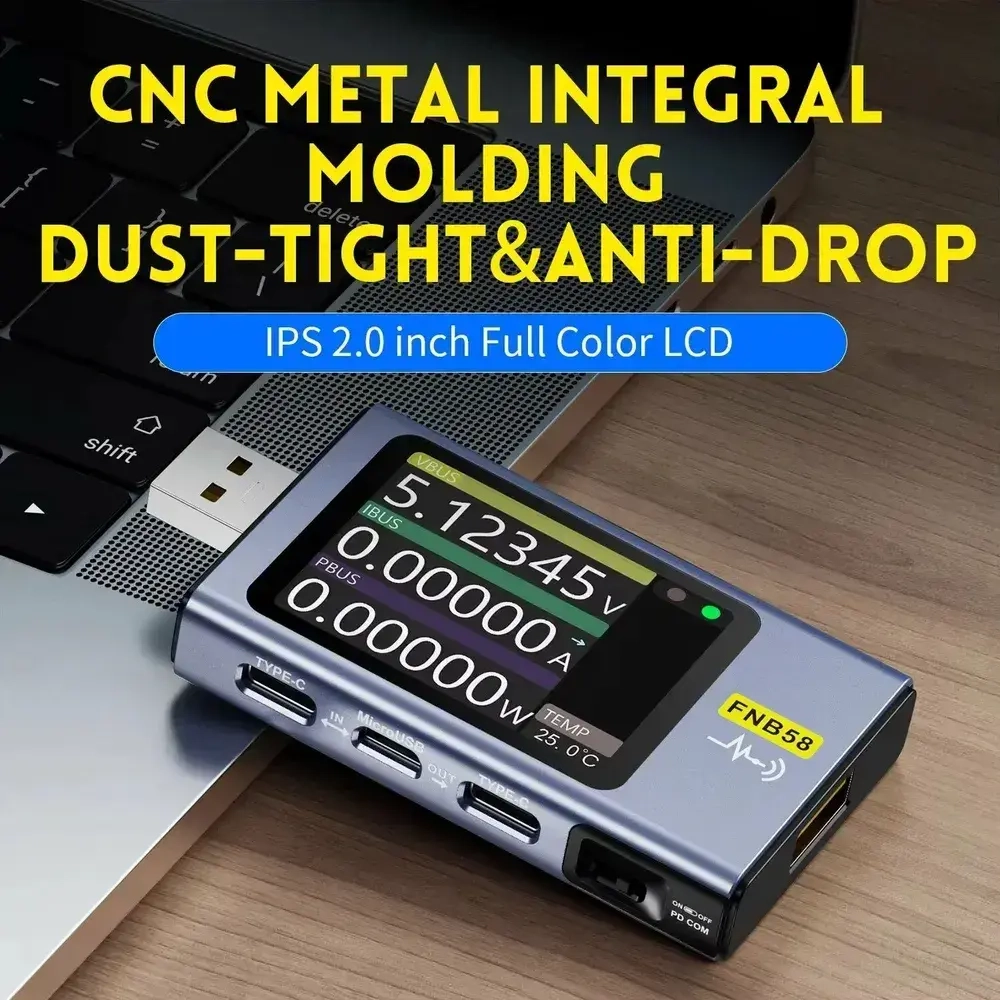 Тестер USB Fnirsi FNB58 Bluetooth