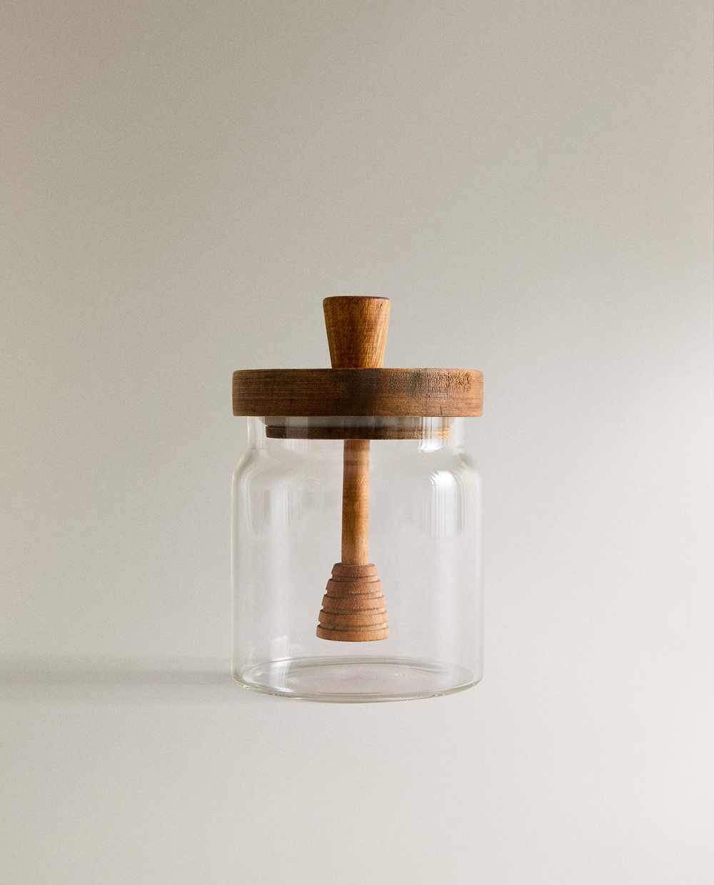 Zara Home мельница для специй из боросиликатного стекла, цвет бежевый, 15 см
