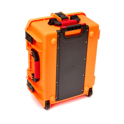 MEDIUM SIZE | Ударопрочный кейс кофр ящик бокс с выдвижной ручкой и колесами DGCASE@60-02 Оранжевый | Внутр. размеры 490*360*205мм
