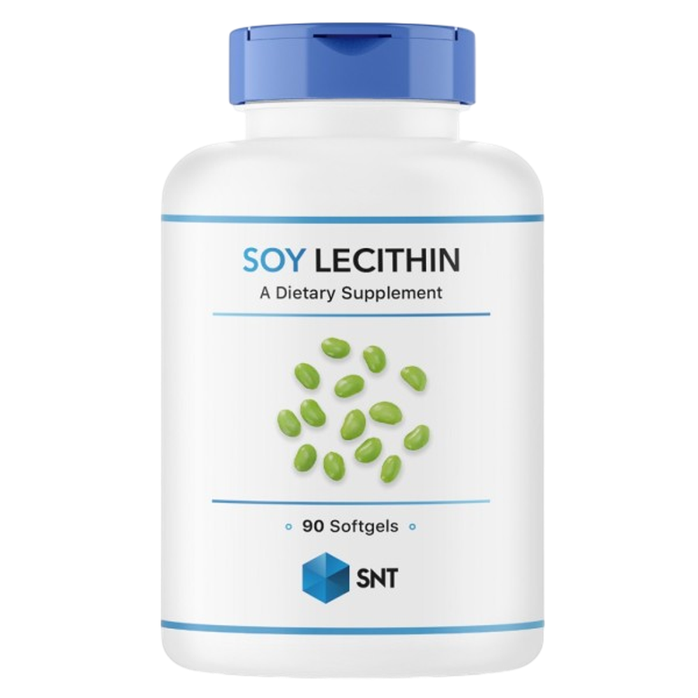 SNT Soy Lecithin 1200 mg 90 softgels, Соевый лецитин