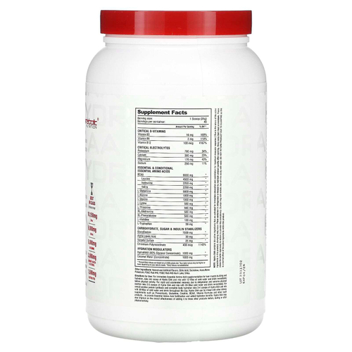 Metabolic Nutrition, Hydra EAA, фруктовый пунш, 1000 г (35,2 унции)